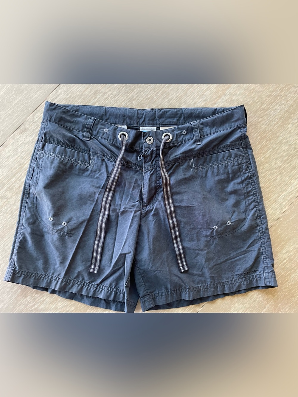 Columbia Women's Dark Blue Drawstring Utility Shorts